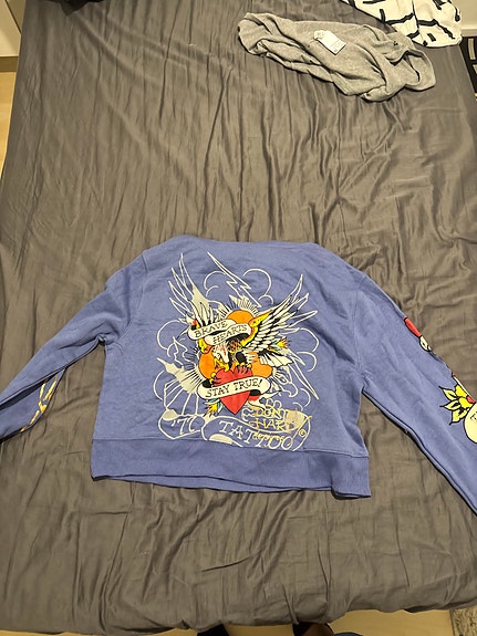 Ed Hardy huppari M sininen