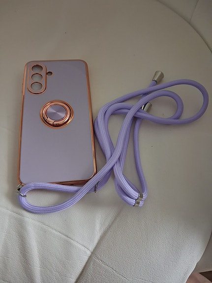 Violetti Puhelinkuori kaulahihnalla Samsung Galaxy A 1717