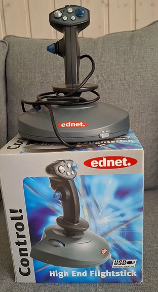 Ednet High End Flightstick ‑lentosimulaattoriohjain