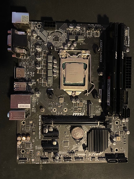 I5 8400, 24gb ddr4, msi emolevy