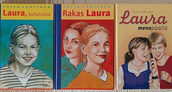 Laura kirjat 3 kpl/Tuija Lehtinen