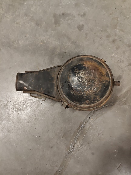 VW kupla 1966 ilmanputsari