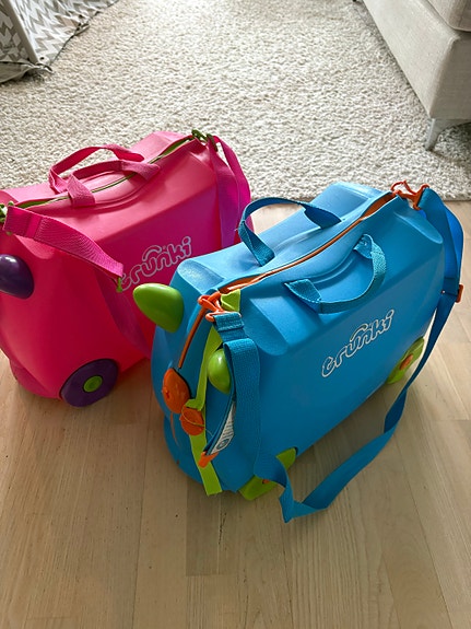 Trunki lasten matkalaukku pinkki