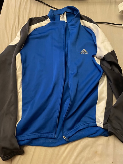 Adidas juoksutakki L sininen