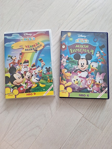 Disney Mikki Hiiri DVD:t NRO 3 NRO 6