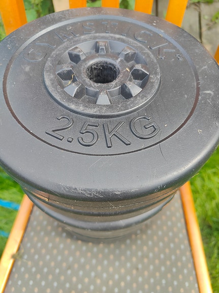 gymstick 2,5kg levypainot 8kpl