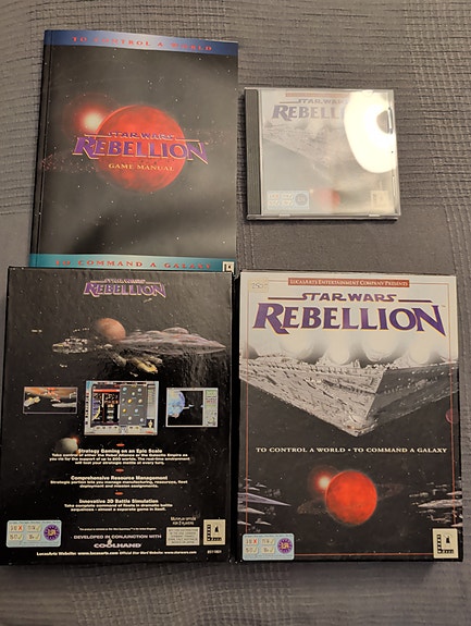 Star Wars Rebellion PC-peli - käyttämätön