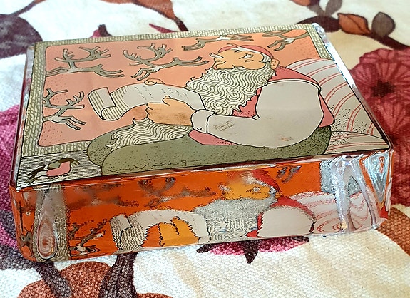 Iittala Joulupukki lasikortti,Pekka Vuori