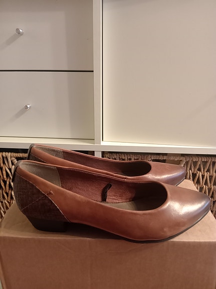 Jana Soft Flex nahkaiset avokkaat, 37,5