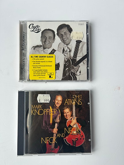 Chet Atkins & Chet Atkins, Les Paul, Mark Knopfler CD-levyt (2 kpl)