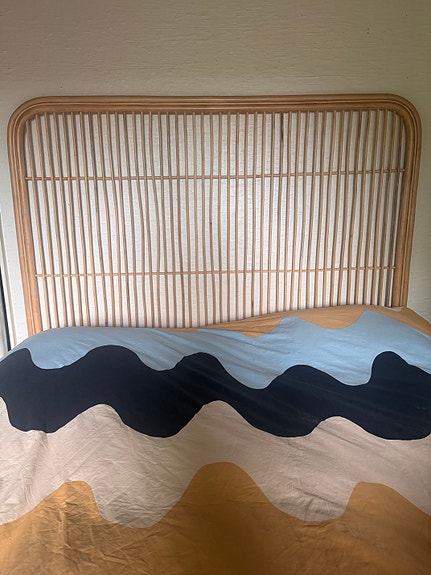 Rottinkinen sängynpääty 160cm