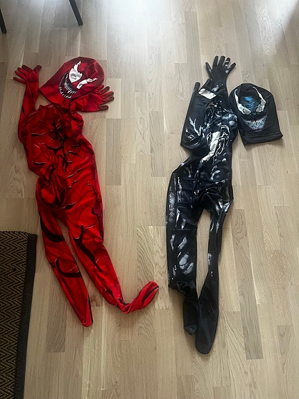 Lasten naamiaisasut 120cm Venom ja Carnage