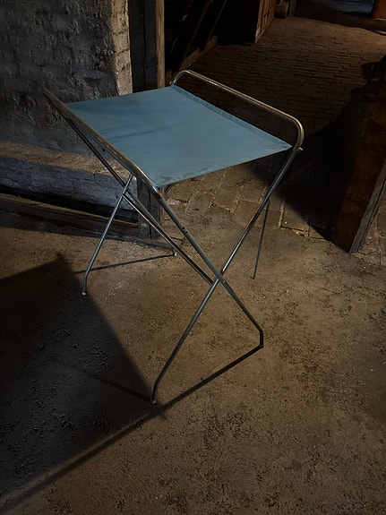 Vintage taitettava hoitopöytä