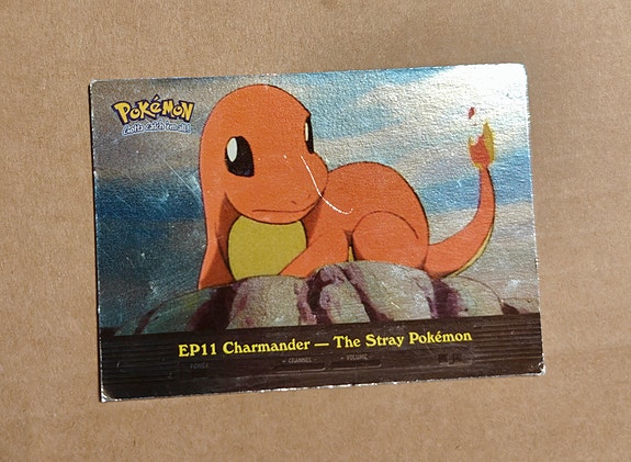 2000 Topps EP11 Charmander - The Stray Pokemon Silver Foil Holo pokemon kortti