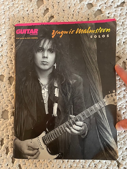 Yngwie Malmsteen kitaranuottikirja Guitar for the Practicing Musician