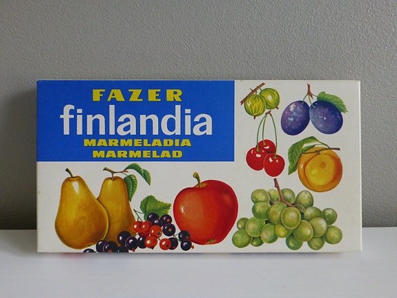 Fazer Finlandia marmeladia pahvirasia