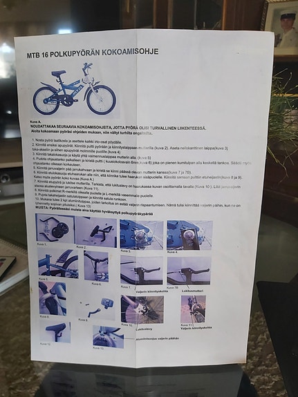 1 G MTB 16" POLKUPYÖRÄ