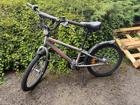 Lasten polkupyörä 20" harmaa