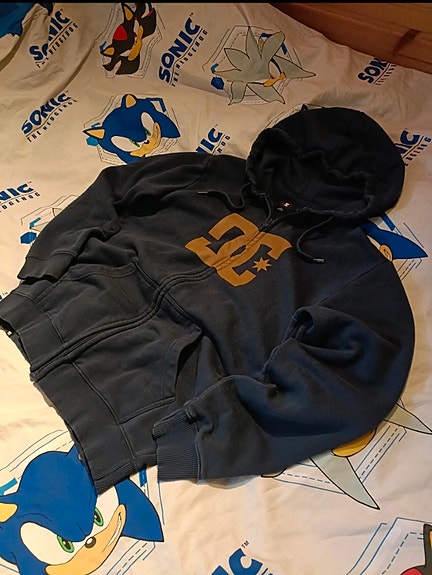Laivastonsininen DC Shoes vetoketjuhuppari
