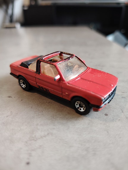BMW 323i cabriolet 1985 Matchbox 1:58