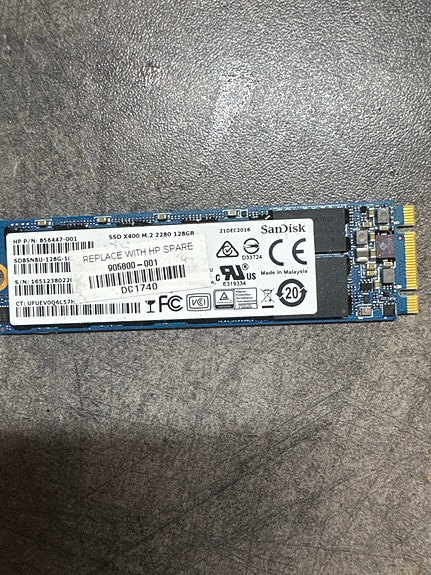 SanDisk X400 128gM.2 SSD-levy
