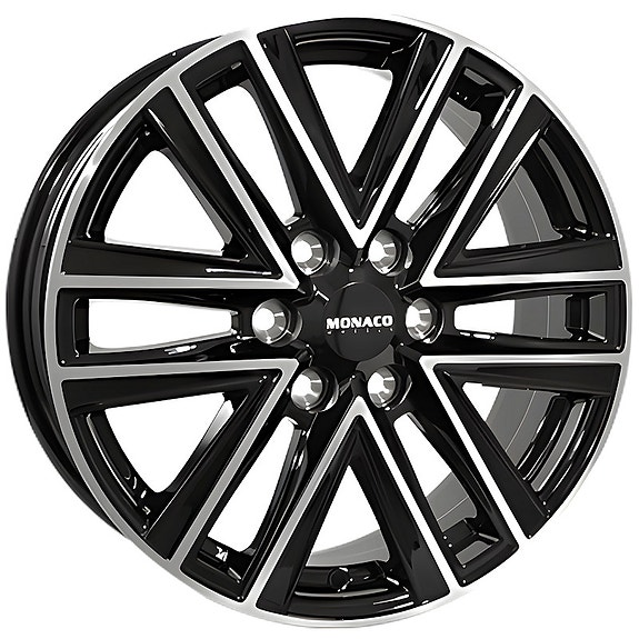 Monaco VT1 6,5x17" 6x120 et49,5 Kantavuus 1050kg. VW T7, Ford Transit aluvanteet