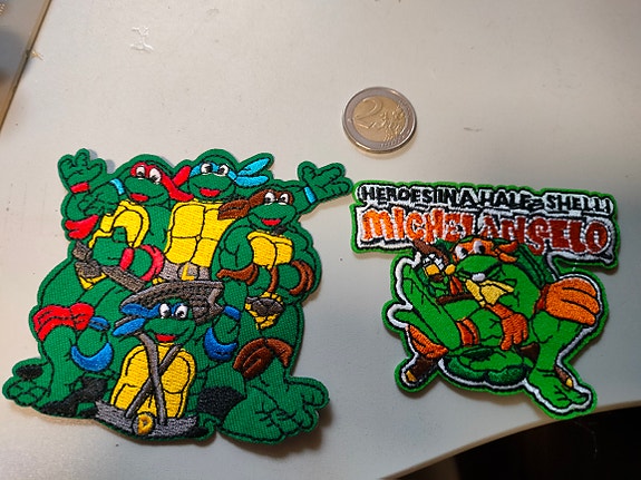 Teenage Mutant Ninja Turtles kangasmerkit