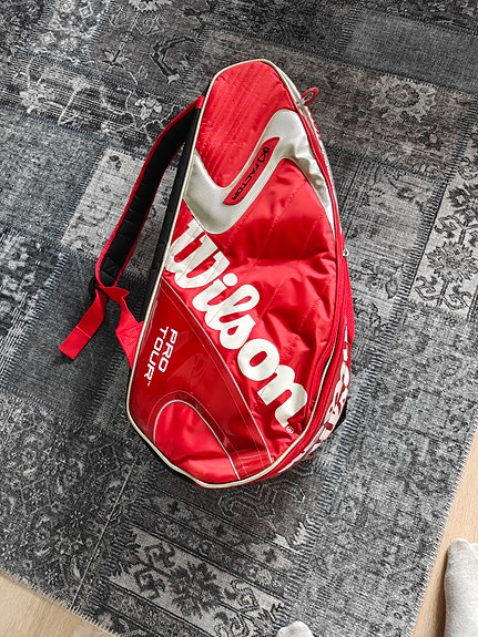 Wilson Pro Tour tennismailalaukku punainen