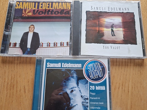 Samuli Edelmann CD-levyt 3 kpl