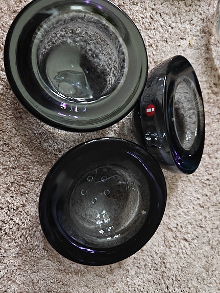 Iittala Bolle  lasimaljat / tuikkukupit