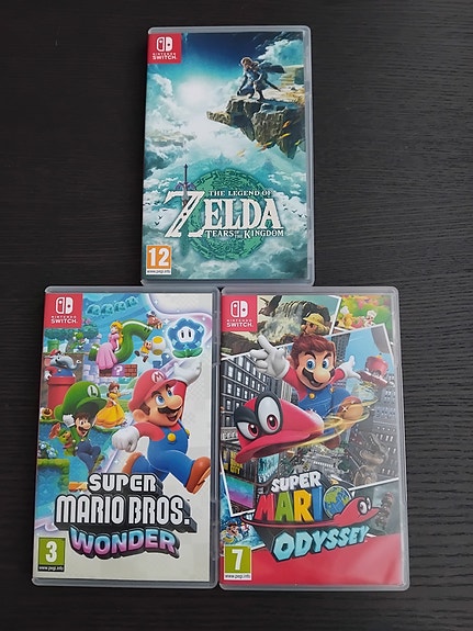 Nintendo Switch pelejä