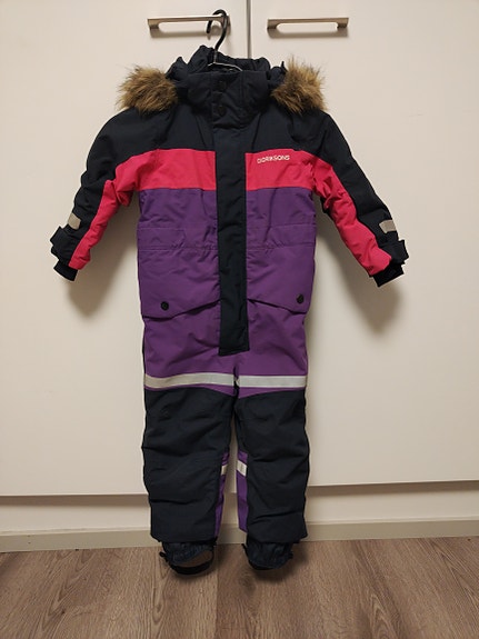 Didriksons haalari koko 90-95 kirjava unisex