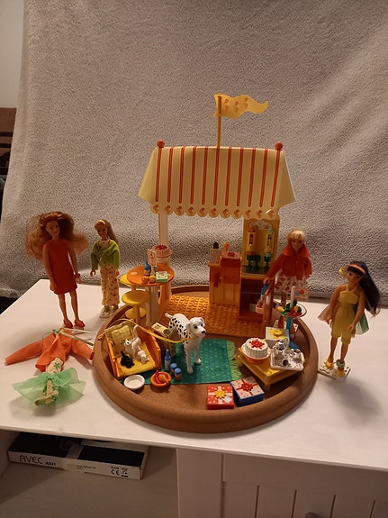 Lego Scala 3116 Cool Ice Cream Café ja lisäosia