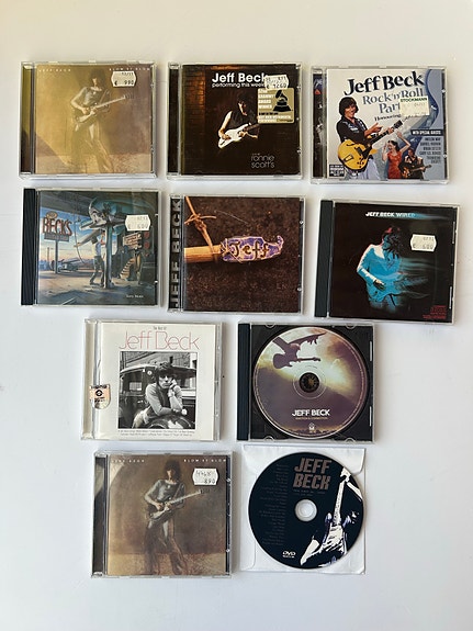 Jeff Beck 9 CD-levyjä kokoelma + 1 DVD