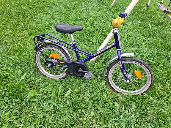 Helkama lastenpyörä 16" sininen