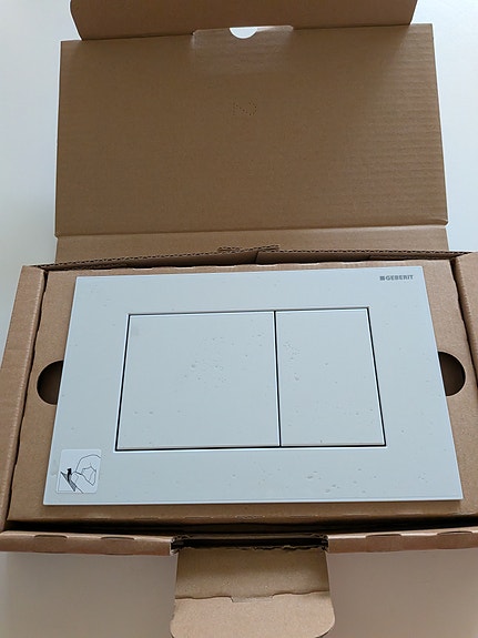 Seinä wc painike Geberit Sigma40 square