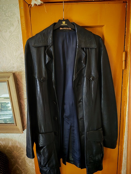 Vintage nahkatakki