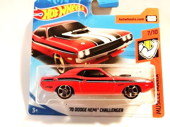 70 Dodge Hemi Challenger, Hot Wheels-2006.  Uusi