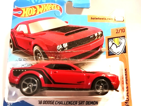 Dodge Challenger SRT Demon-18, Hot Wheels-2018. Uusi