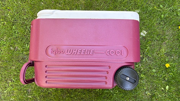 Igloo Wheelie Cool kylmälaukku pyörillä punainen varattu