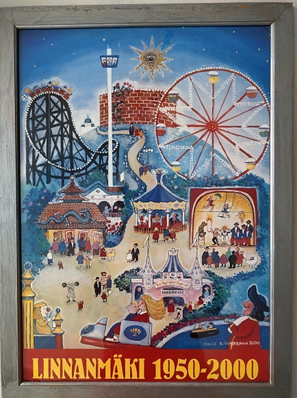Linnanmäki 1950-2000 juliste (50x70cm)