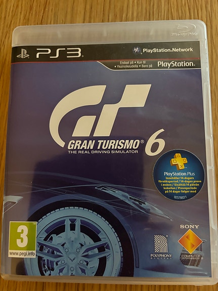 Gran Turismo 6 PS3 peli