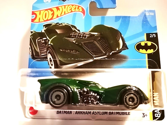 Batman Arkham Asylum Batmobile. Hot Wheels -2010.  Uusi