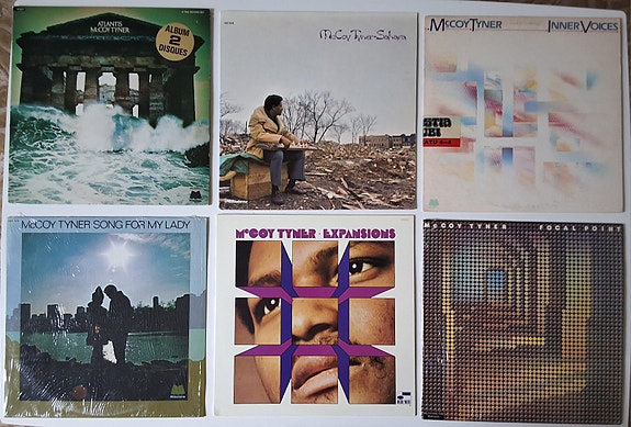 McCoy Tyner jazz LP-levyjä 6 kpl