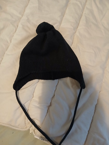 h&m välikausi sininen pipo 62/68cm