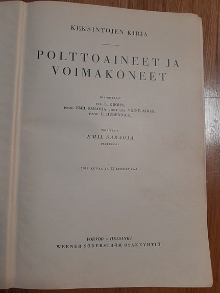 Keksintöjen kirja / Polttoaineet ja voimakoneet