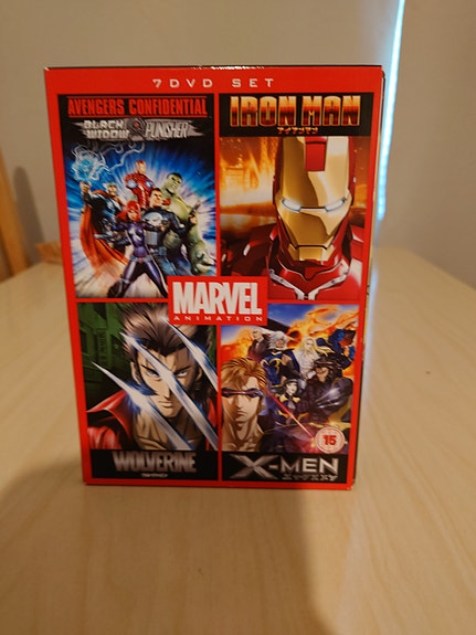 Marvel Anime DVD boxi