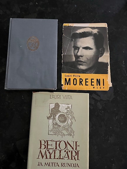 Lauri Viita Betonimylläri runokokoelma + Moreeni
