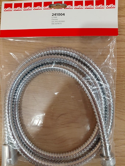 Oras 1,5m metallinen suihkuletku