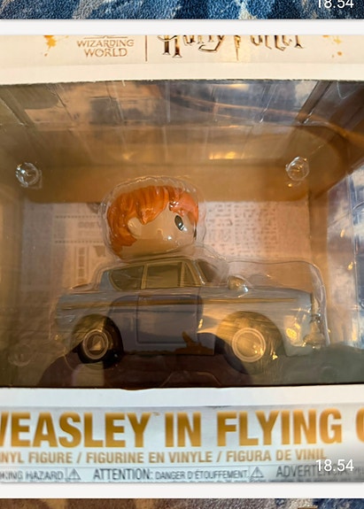Funko Pop Harry Potter Ron Weasley in Flying Car -figuuri
